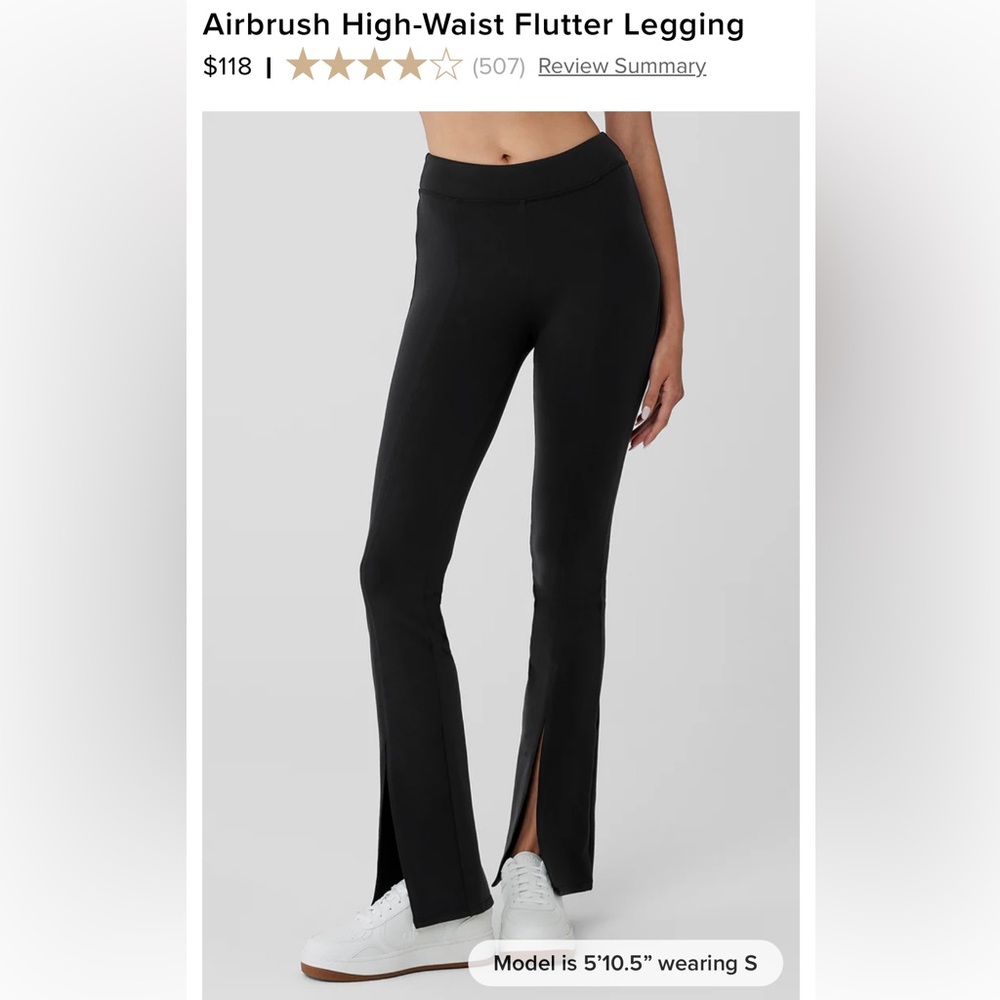 Alo Airbrush High-Waist Flutter Legging